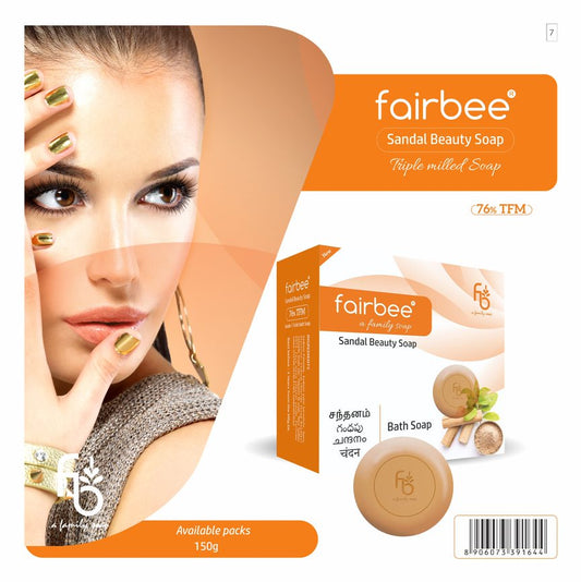 Fairbee Sandal Soap 450gm 3in one pack